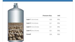 reactor output results for Denstone support media